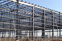 Edificio Moderno de Estructura de Acero Prefabricado de Gran Altura para Granja Caprina y Apartamentos con Tratamiento de Superficie Galvanizado