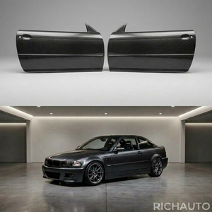 Pannelli Laterali in Fibra di Carbonio Leggeri Lompard per BMW Serie <span class=keywords><strong>3</strong></span> E46 Coupé 325ci 330ci M3, Kit Carrozzeria per Auto da <span class=keywords><strong>Corsa</strong></span> - Product Image 1