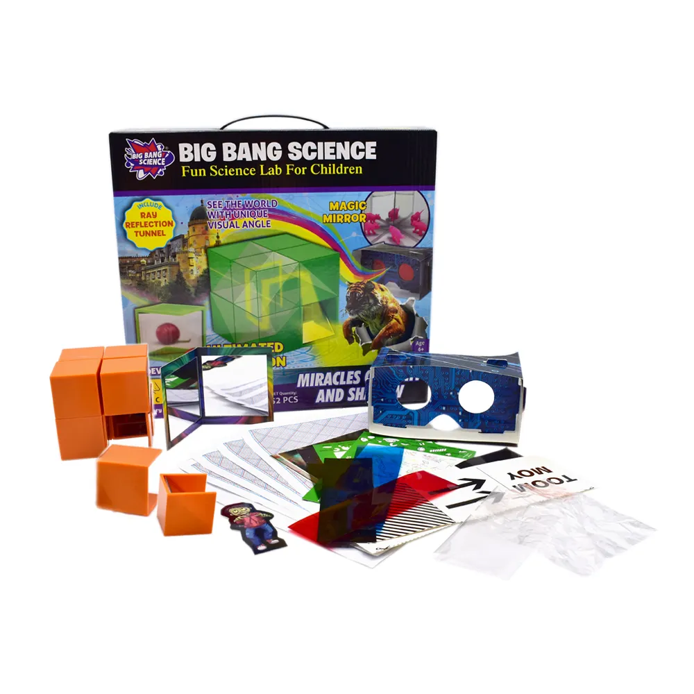 Vendita calda grande BANG scienza giocattoli di apprendimento stelo fai da te esperimenti scientifici a casa facili esperimenti di fisica Kit per bambini 6 +