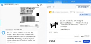 Ống Kính SAPO 25X150 Chất Lượng Hàng Đầu Giá Đỡ Ba Chân Chữ U Bằng Hợp Kim Lăng Kính Bak4 Quan Sát Tinh Vân Sao Chổi Kính Thiên Văn Ống Nhòm Thiên Văn Dải Ngân Hà - Product Image 2