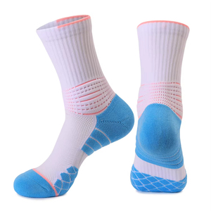 Wholesale Custom Designer Sports <b>Socks</b> for Men and <b>Women</b> Quality <b>Compression</b> Logo Print Fashion Grip Embroidery for Soccer High - Product Image 4