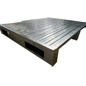 Palet de Metal Galvanizado de Doble Entrada y Una Sola Cara para Transporte de Materiales, Suministrado por el Fabricante - Product Image 5