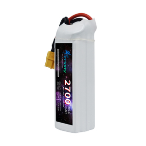 แบตเตอรี่สำหรับ RC โดรนแข่งขัน4S 14.8V 2700mAh 45C UAV เฮลิคอปเตอร์รถยนต์เรือเครื่องบินชิ้นส่วน - Product Image 4