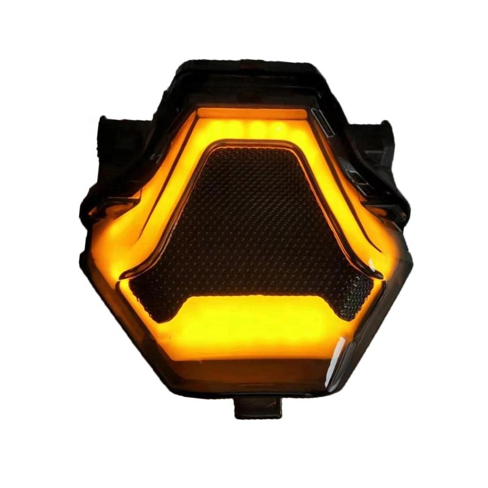Offre Spéciale moto refit a mené le feu arrière fonctionnant/feu stop trafic clignotants pour yamaha R3 R25 MT25 MT03 MT07 Y15ZR