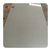 Dalles de marbre artificiel Koris Surface solide acrylique Feuilles grises