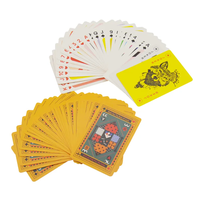 Custom Size Design Company Logo Branding Paper or PVC Poker Playing Cards