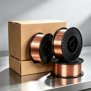Alambre de soldadura MIG de fábrica de 0.045" (1.2mm) <span class=keywords><strong>ER70S</strong></span>-<span class=keywords><strong>6</strong></span>, 0.8mm, 5kg, 15kg, AWS A5.18, acero dulce recubierto de cobre, alambre MIG SG2 G3Si1, China - Product Image 3
