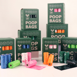 Nouveau distributeur de sacs à déjections canines biodégradables et écologiques, sacs à déjections pour animaux de compagnie non parfumés, outils de nettoyage extérieur, accessoires pour animaux de compagnie - Product Image 1