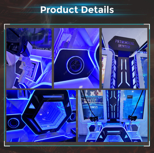 Juego de disparos interactivo de batalla Vr, pantalla de 55 pulgadas, dos jugadores, simulador de tiro Vr 9D, equipo espacial grande, parque de atracciones Vr - Product Image 5