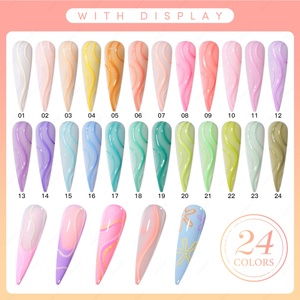 JTING Nouvelle Arrivée Populaire Gel Liner Pastel pour Nail Art 24 Couleurs Collection de Vernis à Ongles Gel Marque Privée Personnalisée ODM/OEM - Product Image 5