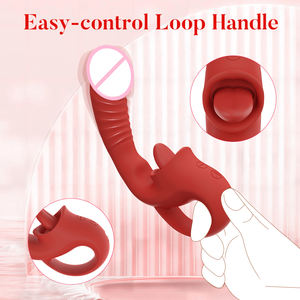 Vibrateur clitoridien puissant <span class=keywords><strong>2</strong></span> en 1 à succès, 10 modes, rechargeable par USB, étanche, double moteur, ventouse pour lécher les femmes - Product Image 6