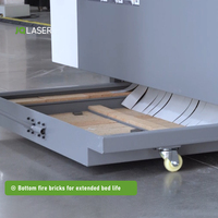 Découpeuse laser haute vitesse entièrement fermée 1500x3000mm, machine de découpe laser à fibre pour acier au carbone, acier inoxydable, aluminium