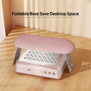 Nuevo Diseño, Almohada de Mano Plegable Profesional de Cuero PU y Plástico para Mesa de Salón de Uñas - Product Image 5