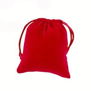 Pochettes en velours personnalisables avec cordon de serrage, sacs cadeaux en tissu floqué anti-poussière pour bijoux, colliers, bracelets et bagues - Product Image 6