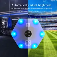 Equipo de Entrenamiento Deportivo Mejorado 8 Lights PRO+App Agile Response, Entrenamiento de Velocidad de Reacción para Deportes y Entretenimiento, Nuevo Agile