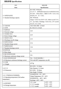 В наличии, перезаряжаемый литий-ионный аккумулятор RS50, 3,6 В, 5000 мАч, 14C, 70A, 21700 RS50 - Product Image 2