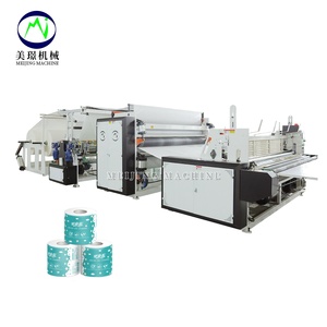 Sản xuất tự động không dệt nhà vệ sinh/nhà bếp khăn giấy mô cuộn giấy vệ sinh máy làm - Product Image 1