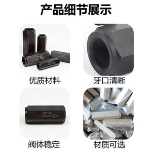 Válvula de Retención Hidráulica de Tubería Solenoide CIT-02/03/04DIF-L10H, Válvula Anti-Retorno de Paso Directo - Product Image 4