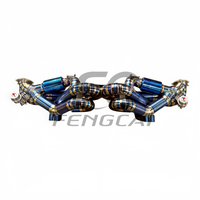 Sistema de Escape de Alto Rendimiento con Válvulas de Aleación de Titanio, Silenciador Cat-Back para Porsche 718 GT4 GTS 4.0L