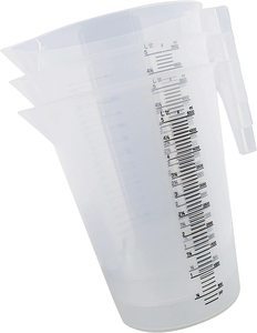 Xô Nhựa 5 Lít Cho Họa Sĩ, Bộ Bình Đựng Đo Chia Độ Lớn 5000ML 3000Ml 2000Ml Bình Trộn Sơn - Product Image 4