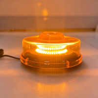 Balise LED 48W, 23 modes stroboscopiques, lumière d'avertissement, fixation magnétique, boîtier en polycarbonate, lumière clignotante ambre, alerte de sécurité pour véhicule