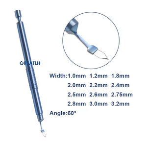 Ferramentas Cirúrgicas Oftálmicas Lâmina de Titânio para Córnea Lâminas de Safira Facas Lâminas Cirúrgicas - Product Image 3