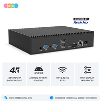 Reproductor Multimedia Android WiFi UHD 4K, Reproductor de Publicidad Digital, TV Box