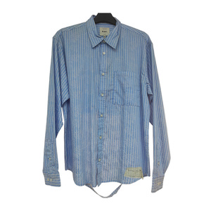 Camisa de Hombre de Manga Larga con Estampado Geométrico, 100% Algodón Transpirable, Casual, de Lujo, Venta al Por Mayor - Product Image 1