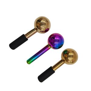 Rodillo de masaje facial de hielo de acero inoxidable, herramientas de belleza para enfriamiento facial, herramienta de congelación, masaje de cuello facial, carámbanos, <span class=keywords><strong>globo</strong></span> de hielo - Product Image 3