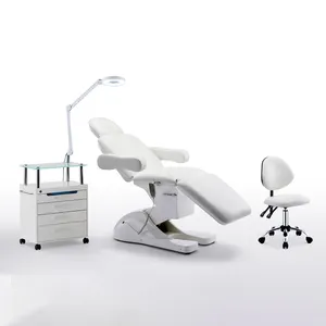 Prévente! Meuble de salon de beauté moderne, table de massage pour les cils, lit facial blanc, lit de massage électrique