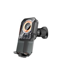 Support de téléphone de voiture à capteur automatique style punk créatif avec chargement sans fil pour navigation automobile et accessoires intérieurs de véhicule