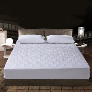 Nouveaux produits à la mode en coton pur blanc matelassé imperméable protège-<span class=keywords><strong>matelas</strong></span> - Product Image 1