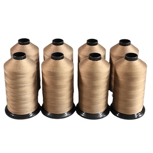 Hoch temperatur beständiger PTFE-beschichteter Glasfaser-Näh faden für Wärmeschutz mantel - Product Image 1