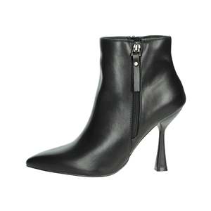 Bottines pour femmes, noires, taille 36, fermeture éclair, talons hauts - Product Image 1