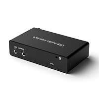 Interface audio USB 192 kHz personnalisable à prix d'usine, vente chaude, convertisseur audio vers USB