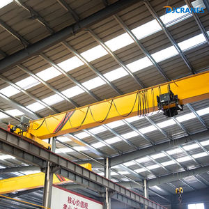 Grúa puente de suspensión de una sola viga, 5 toneladas, 10 toneladas, 20 toneladas de capacidad con motor y componentes de núcleo de engranaje, grúas aéreas de taller - Product Image 5