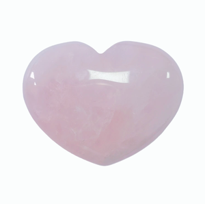 Cœur en quartz rose poli sur mesure, spécimen minéral naturel, décoration de table de mariage, cadeau - Product Image 1