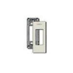 Piastra di montaggio per pannelli in alluminio 3,3 pollici x 7,5 pollici x 0,6 pollici con chiusura a scatto dorata per custodie elettroniche - Product Image 1