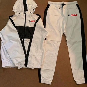 Conjunto Deportivo Unisex XXL/XL de Secado Rápido, Ecológico, Transpirable y Ligero, con Lavado Ácido, para Verano, Chaqueta y Pantalones con Logotipo Personalizado - Product Image 1