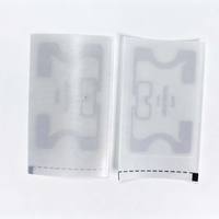 Étiquette textile RFID UHF longue portée avec impression personnalisée pour vêtements et accessoires 860-960 MHz