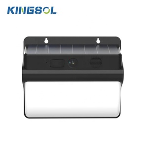 KINGSOL 3MP Solar Battery Security Camera Wireless CCTV 2-Way Audio Human Detection PIR Motion Sensor Home Monitoring SD