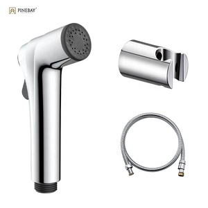 PINEBAY High Quality Bathroom ABS Jet Water Spray <strong>Shattaf</strong> Woman Chrome Self Cleaning Douche Spray <strong>Shower</strong> WC <strong>Bidet</strong> Sprayer <strong>Kit</strong> - Product Image 1