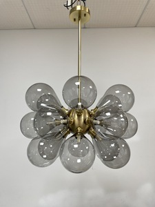 <span class=keywords><strong>Lampadario</strong></span> a Sospensione Nordico con Sfera di Vetro, Design Artistico per Camera da Letto, Moderno <span class=keywords><strong>Lampadario</strong></span> a <span class=keywords><strong>Palloncino</strong></span> in Vetro Blu per Camera da Letto e Soggiorno - Product Image 3