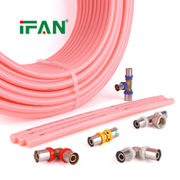 Tuyau PERT rose IFAN pour système de chauffage par le sol UFH pour système de chauffage hydronique