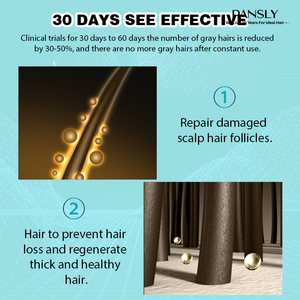 Pansly rasoio Bump essenza Spray trattamento Anti-grigio a base di erbe proteine naturali barba nero a bianco cura dei capelli-prevenzione della perdita di capelli - Product Image 5