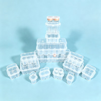 InjexMed Vente en gros de flacons en plastique transparent de 3 ml, 5 ml, 7 ml, 10 ml, petit porte-flacons pour les soins de la peau, les soins personnels, étui pour flacons réutilisable