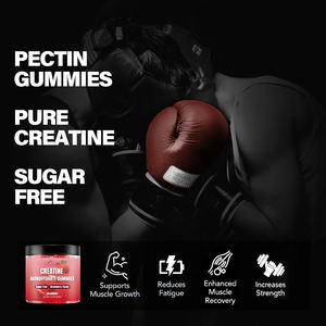 Creatine monohydrate gummies 5000มก. สำหรับการเจริญเติบโตของกล้ามเนื้อ, แกมมี่พลังงานก่อนออกกำลังกายด้วยอิเล็กโทรไลต์, อาหารเสริมมังสวิรัติปราศจากน้ำตาล - Product Image 2