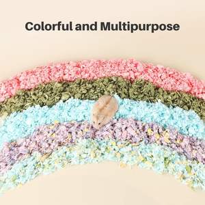 Criceto Non tossico fornisce carta naturale per fiori di criceto morbida senza polvere con controllo degli odori per biancheria da letto di carta per piccoli animali domestici - Product Image 6