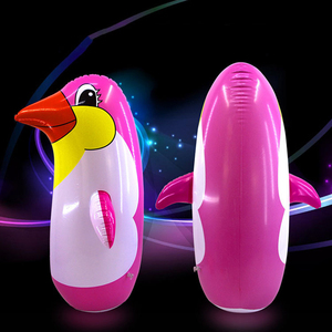 Wholesale Custom High Quality PVC Water-Filled Toys Indoor and <strong>Outdoor</strong> Children's Inflatable Penguin <strong>Boxing</strong> <strong>Bags</strong> for Sale - Product Image 2