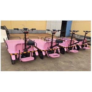รถเทรลเลอร์แบบแบนราบรถแพลตฟอร์มไฟฟ้าพื้นเรียบปกป้องสิ่งแวดล้อม - Product Image 5